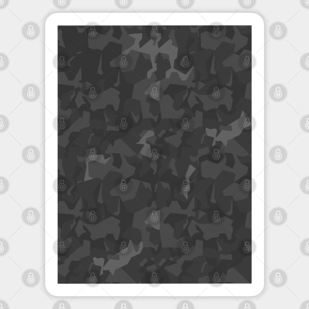 Grey camo pattern Magnet by wamtees